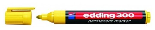 Перманентный маркер Edding E-300 желтый, круглый наконечник 1,5-3 мм {E-300#5}