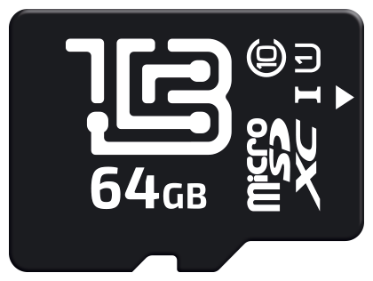 Карта памяти microSDXC BaseTech, 64Gb, Class 10