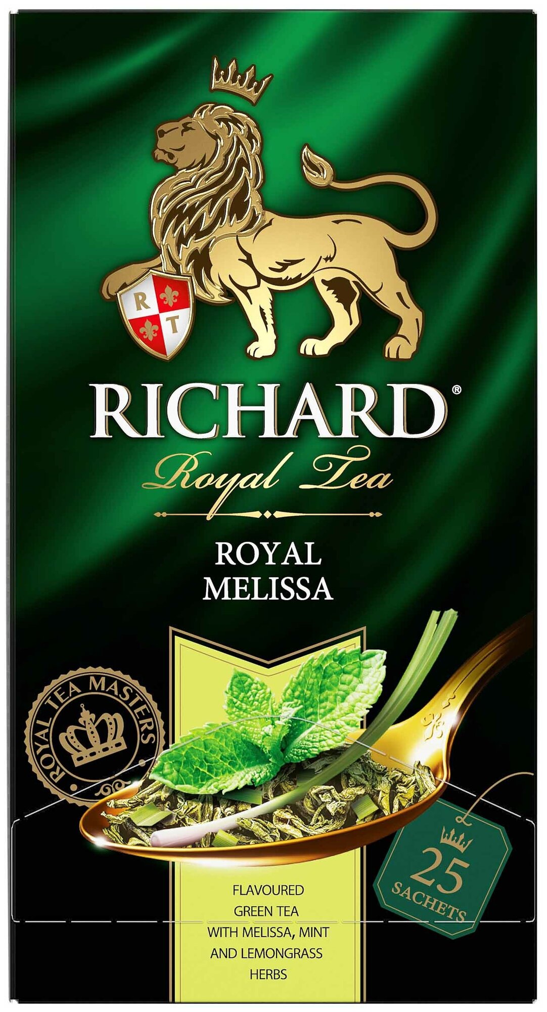 Чай зеленый Richard Royal Melissa мелисса мята лемонграсс 25пак 37
