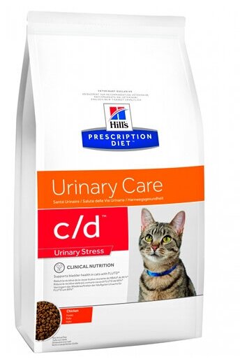 Сухой корм для кошек Hill's C/D Feline Urinary Stress лечение цистита и МКБ, с курицей 1.5 кг - фотография № 9