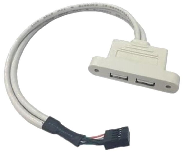 Кабель Chenbro 26H03210503B0 CABLE USB 2.0 REV. B0 SR10569x03900MM FC