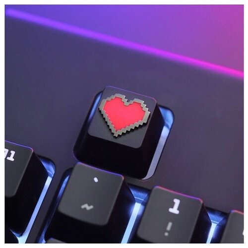 Кейкап Keycap Кнопка Клавиша для клавиатуры Красное Сердце