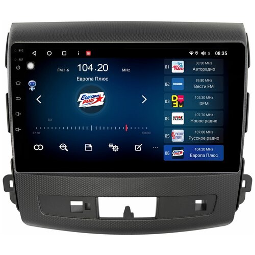 Штатная магнитола Wide Media Mitsubishi Outlander 2007 - 2012 [Android 10, 9 дюймов, 3/32GB, 8 ядер, TDA7850, DSP, SPDIF, QLED, 1280*720]