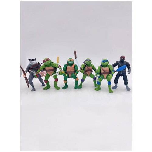 Набор фигурок TMNT Черепашки-ниндзя 6 в 1 (11 см)