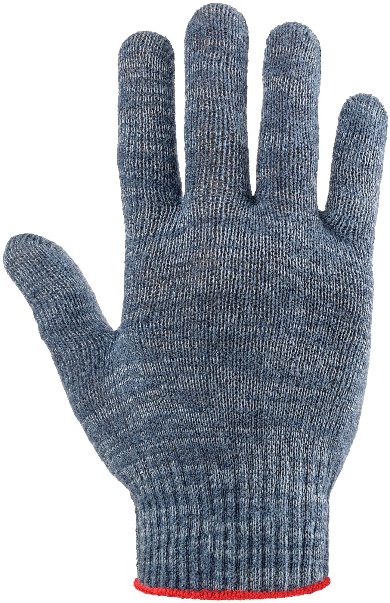 Трикотажные перчатки Фабрика перчаток, средние, с ПВХ, 10 класс, 4 нити, серые, р.М 4-10-СР-СЕР-(M) - фотография № 6