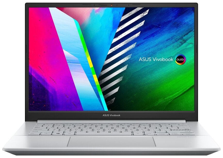 14 Ноутбук ASUS VivoBook Pro 14 OLED 2880x1800 AMD Ryzen 5 5600H 33 ГГц RAM 8 ГБ DDR4 SSD 256 ГБ NVIDIA GeForce RTX 3050 Windows 11 Home 90NB0VZ3-M005A0 серебристый