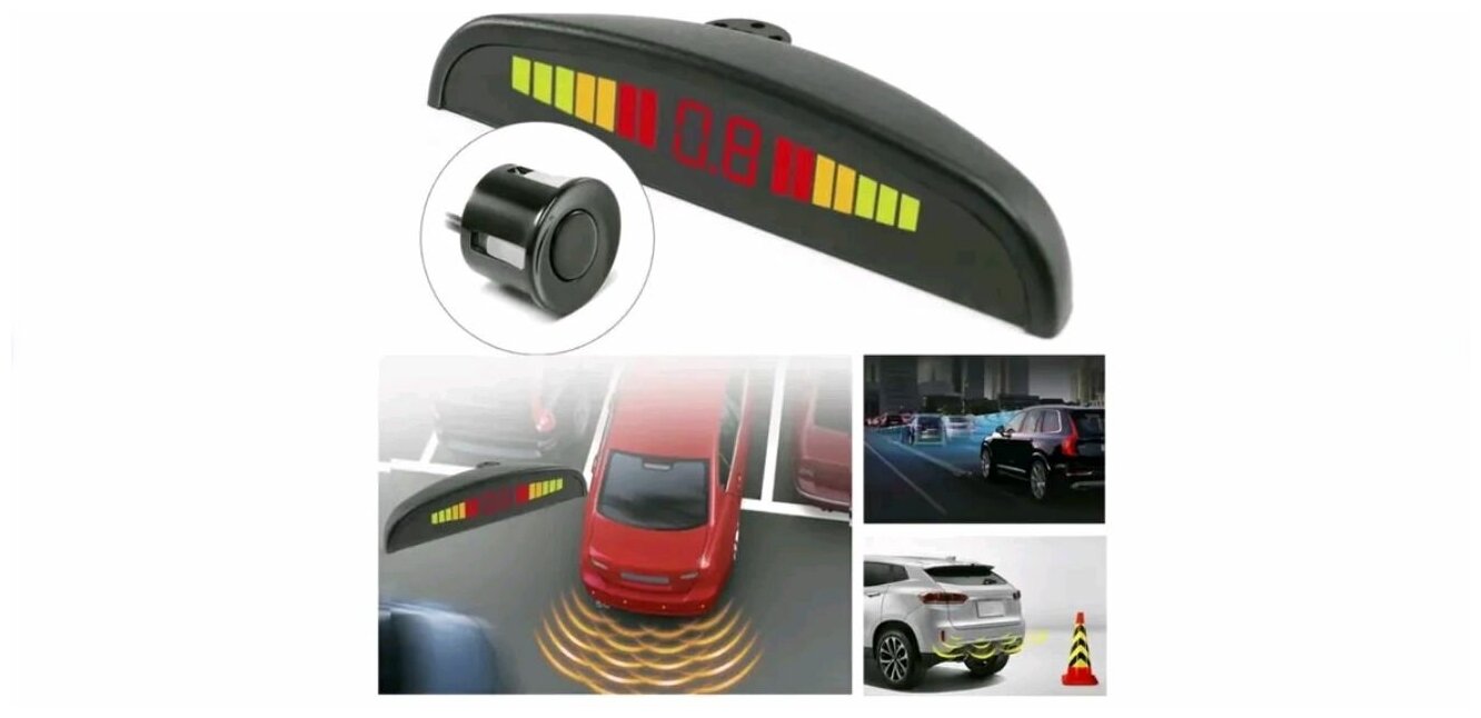 Парктроник на 4 датчика Assistant Parking Sensor