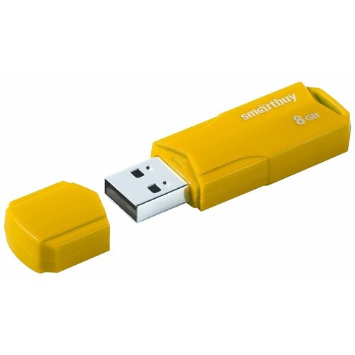 Флешка USB 2.0 SmartBuy 8 ГБ Clue ( SB8GBCLU-Y )