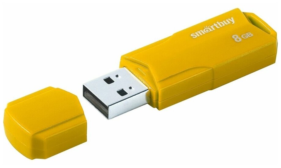USB 8GB SmartBuy Clue жёлтый