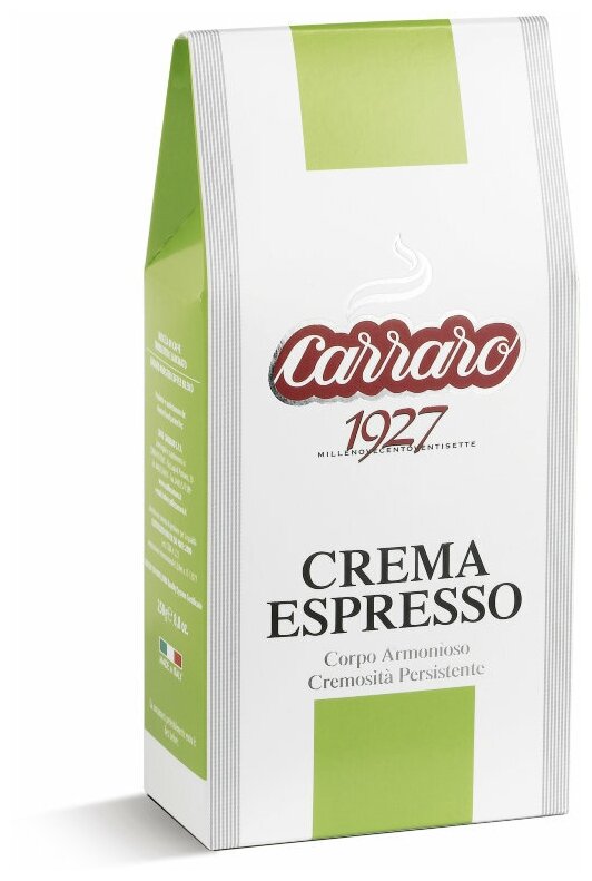 Кофе молотый Carraro Crema Espresso 250 гр картон - фотография № 3