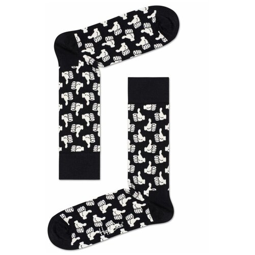 Носки Happy Socks, 4 пары, 4 уп., размер 25, мультиколор fashion cool letter patterned harajuku black white striped socks hipster cotton short socks female vintage art low thin socks