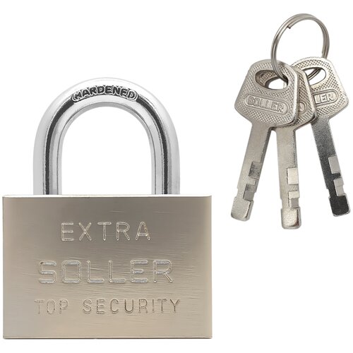 Замок навесной SOLLER Extra 601-60HD сатин