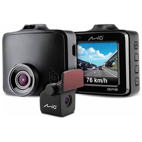 Видеорегистратор Mio MiVue C380D, 2 камеры, черный