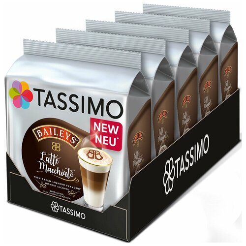 Набор кофе в капсулах TASSIMO Baileys Latte Macchiato 5 уп. 8 порций