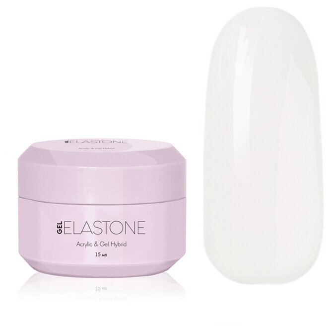 Полигель ELASTONE GEL RuNail №3945 (15 мл), прозрачный