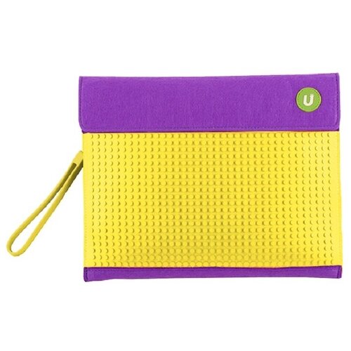 Клатч SOHO Envelope clutch WY-B010 Фиолетовый-Желтый