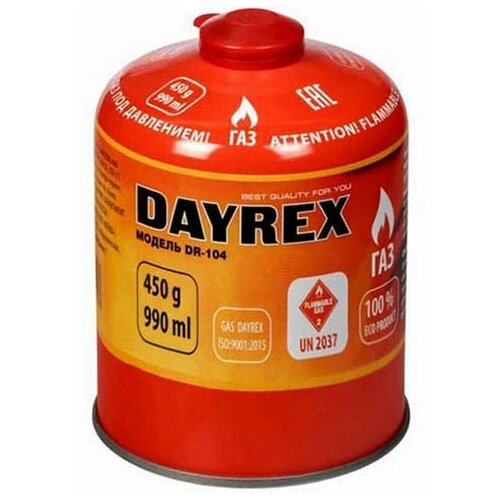 DAYREX DR-104 Газовый баллон 1 шт / картридж для грилей и газовых горелок