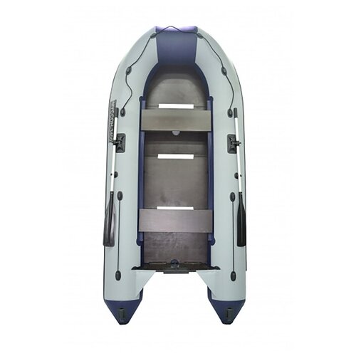 Лодка YUGANA 3600 СК, слань+киль, цвет серый/синий