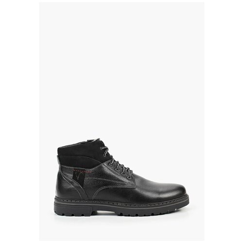 Ботинки Valser, зимние, натуральная кожа, утепленные, высокие, размер 40, черный