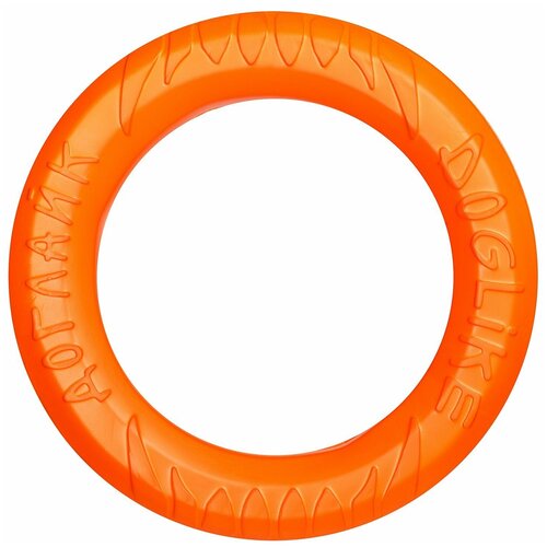 Кольцо для собак Doglike 8-мигранное миниатюрное (D-5195), оранжевый, 1шт.