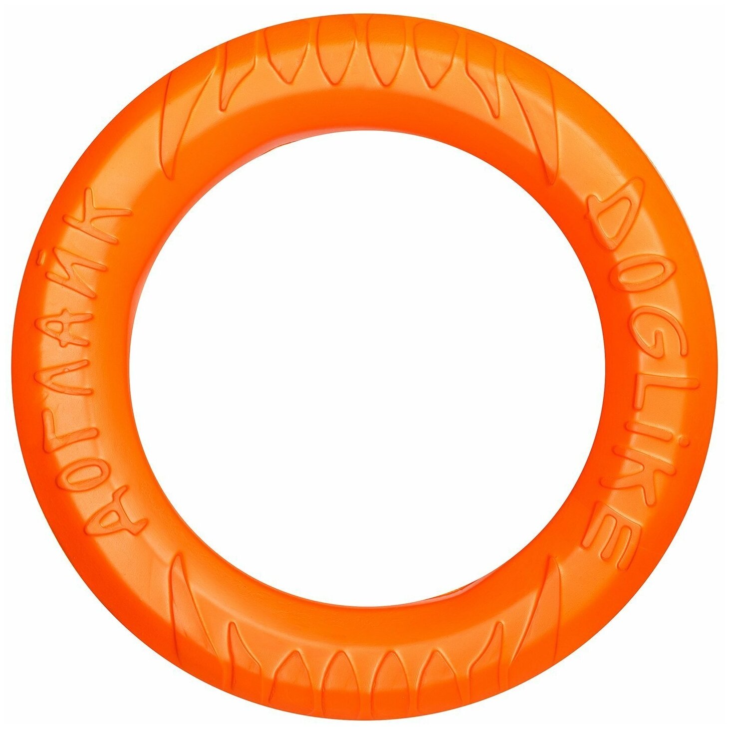 Снаряд Tug & Twist кольцо восьмигранное миниатюрное DOGLIKE оранжевый (1 шт)
