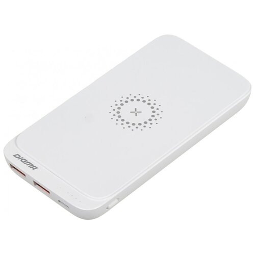 Внешний аккумулятор Digma DGPQ10E 10000mAh 3A QC PD 20W White 1455420 188800₽