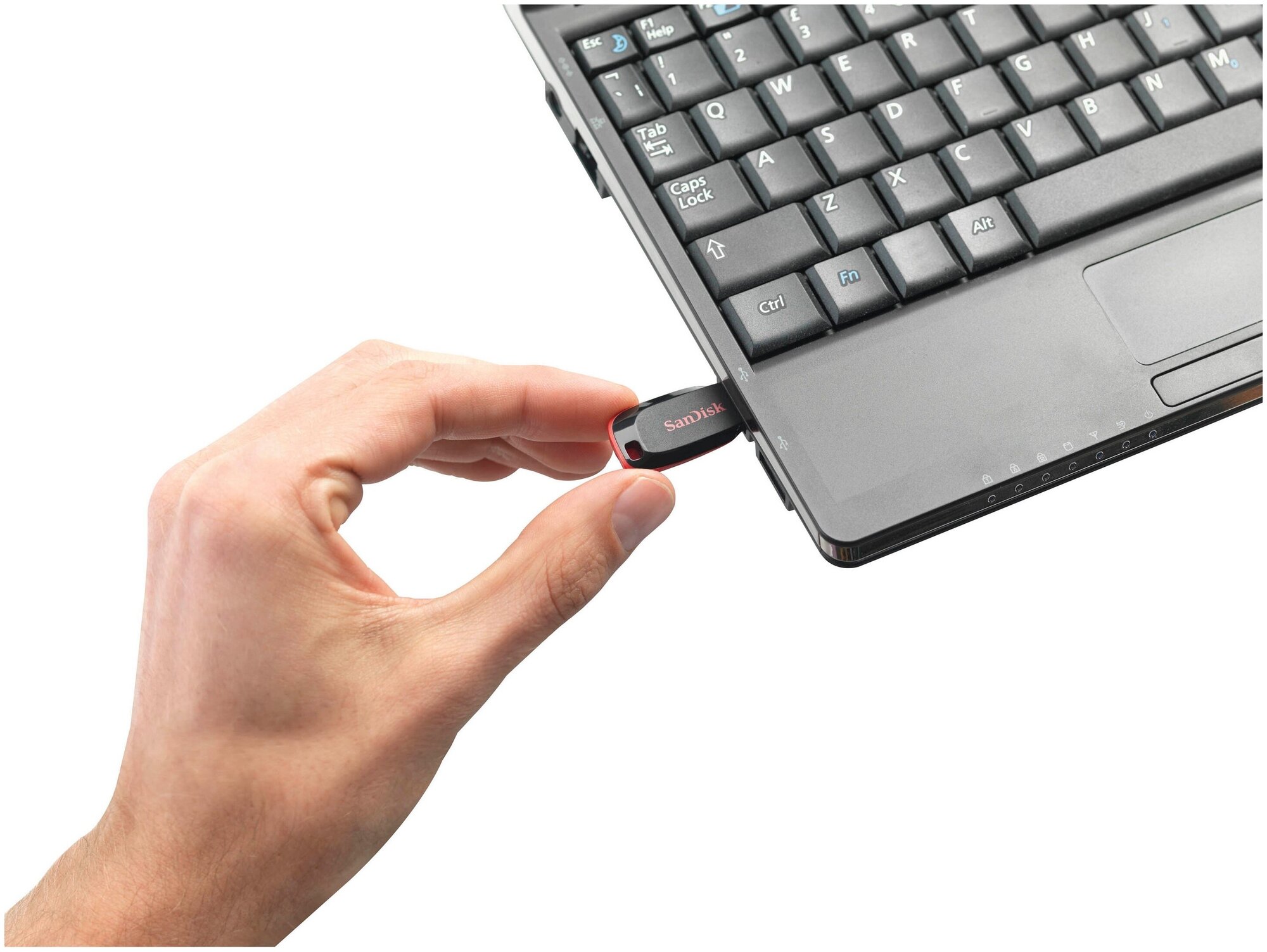 USB Flash SanDisk Cruzer Blade 64GB (зеленый) [SDCZ50C-064G-B35GE] - фото №5