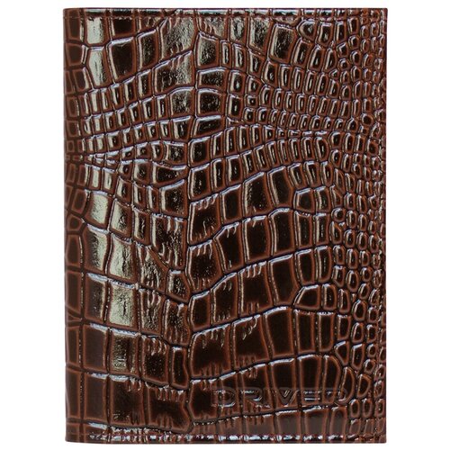 Обложка для автодокументов Driver, коричневый