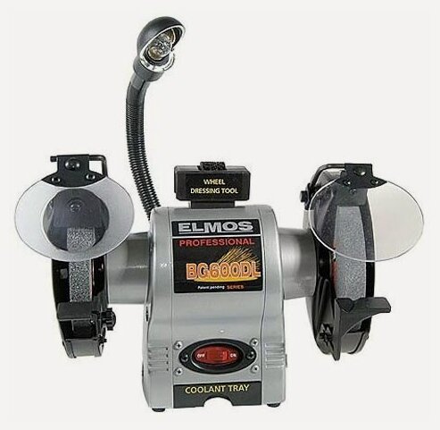 Изображение товара Заточной станок ELMOS BG600DL 400Вт. Круг 150мм. Подсветка