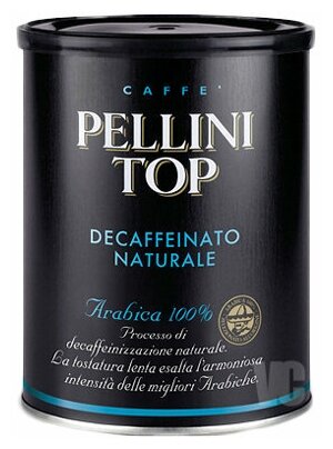 Кофе молотый Pellini Top Decaffeinato Naturale (Топ без кофеина) ж/б, 250г - фотография № 8