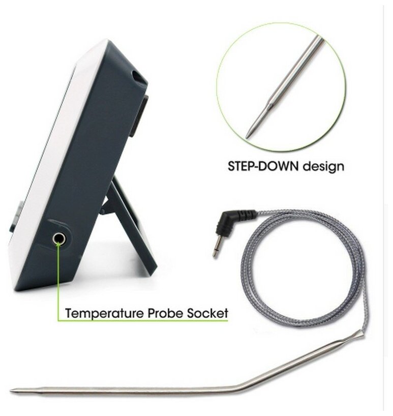  цифровой термометр ThermoPro TP 04 с щупом —  в интернет .