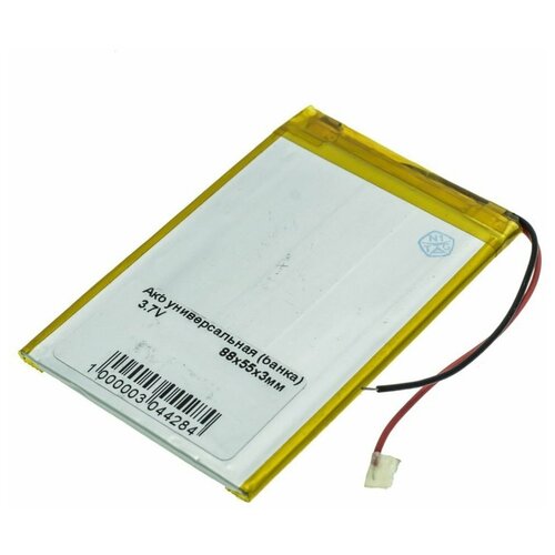 Универсальный аккумулятор банка 37 B 2800 мАч 90x58x3 мм 69000₽