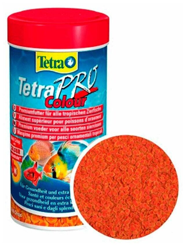 Корм для аквариумных рыб Tetra TetraPRO Colour Multi-Crisps 250 мл (чипсы) - фотография № 17