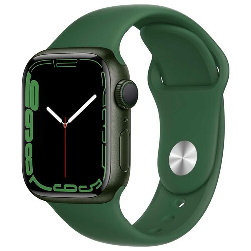 Умные часы APPLE Watch Series 7 41mm Green Aluminium Case with Clover Sport Band