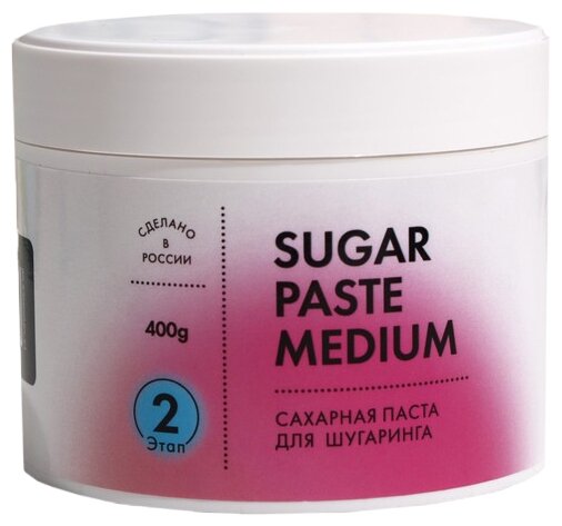 JessNail Паста для шугаринга Sugar Paste Medium 400 мл 400 г средняя