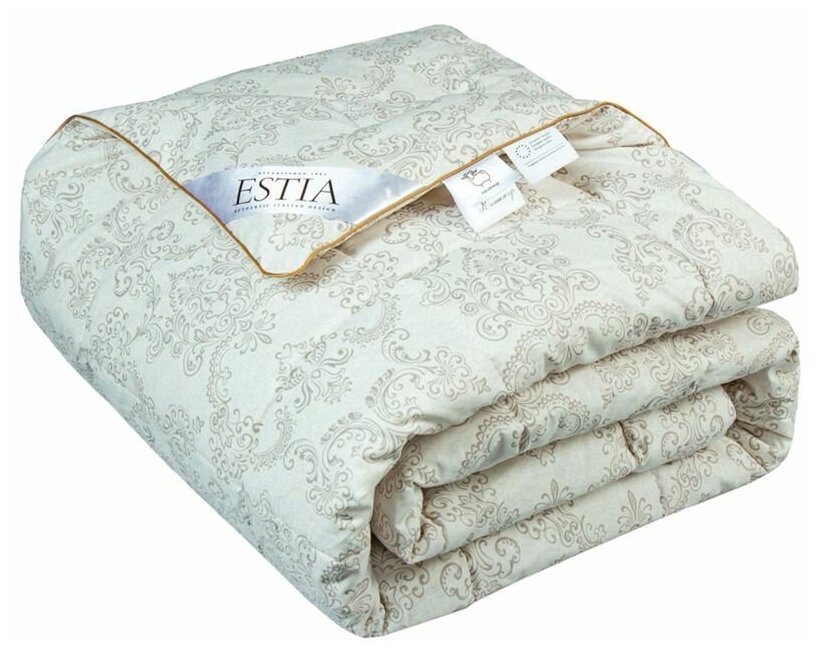 Одеяло 1.5 спальное облегченное всесезонное шерсть 140х200 - фотография № 2