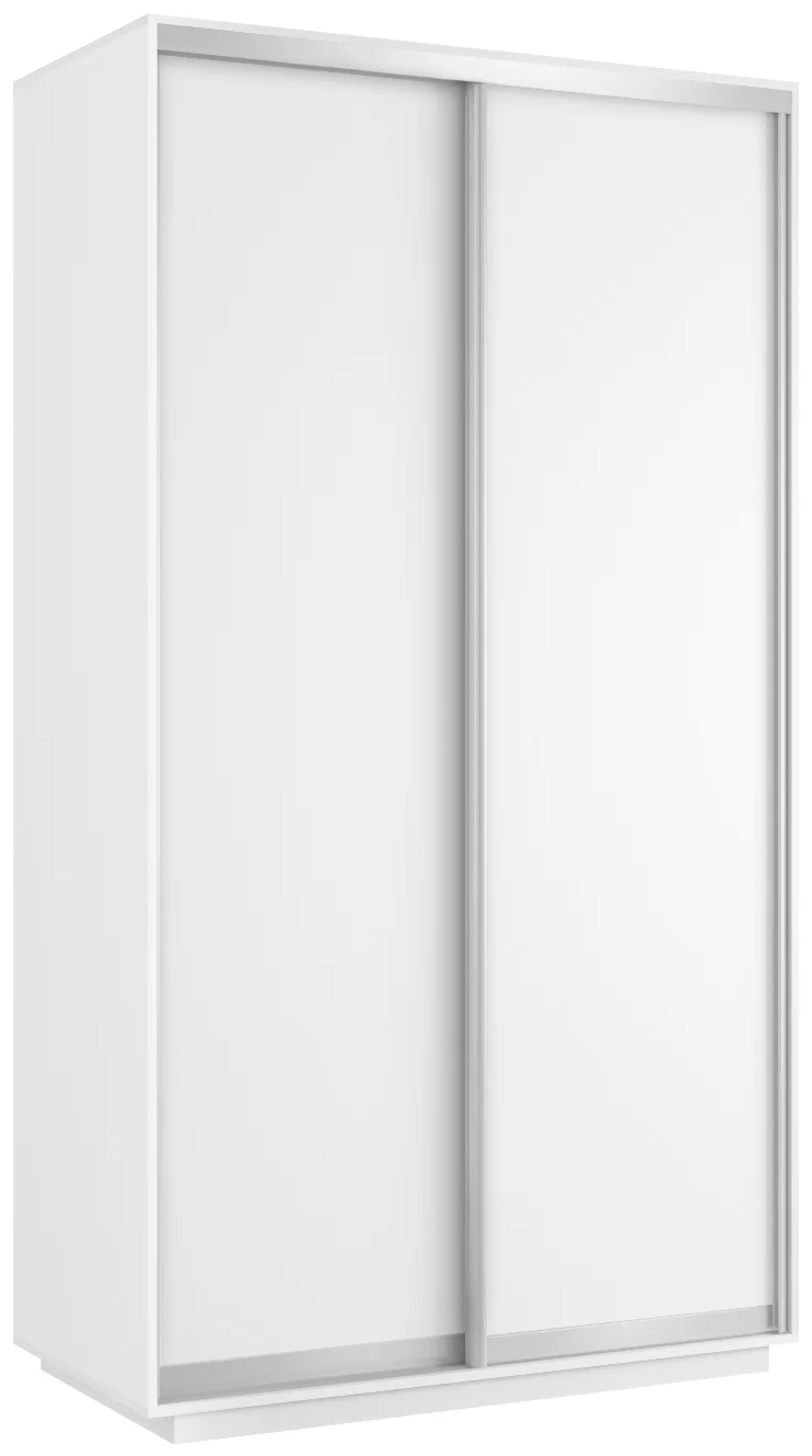 Шкаф-купе Хит Элемент, белый, 120х60х220 - фотография № 1