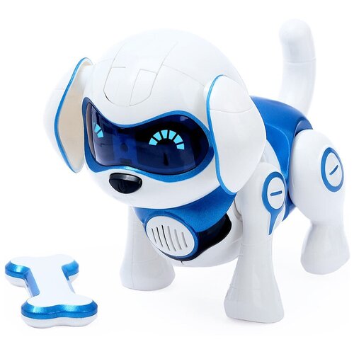 Собака-робот интерактивная Zabiaka Чаппи, русское озвучивание, цвет синий