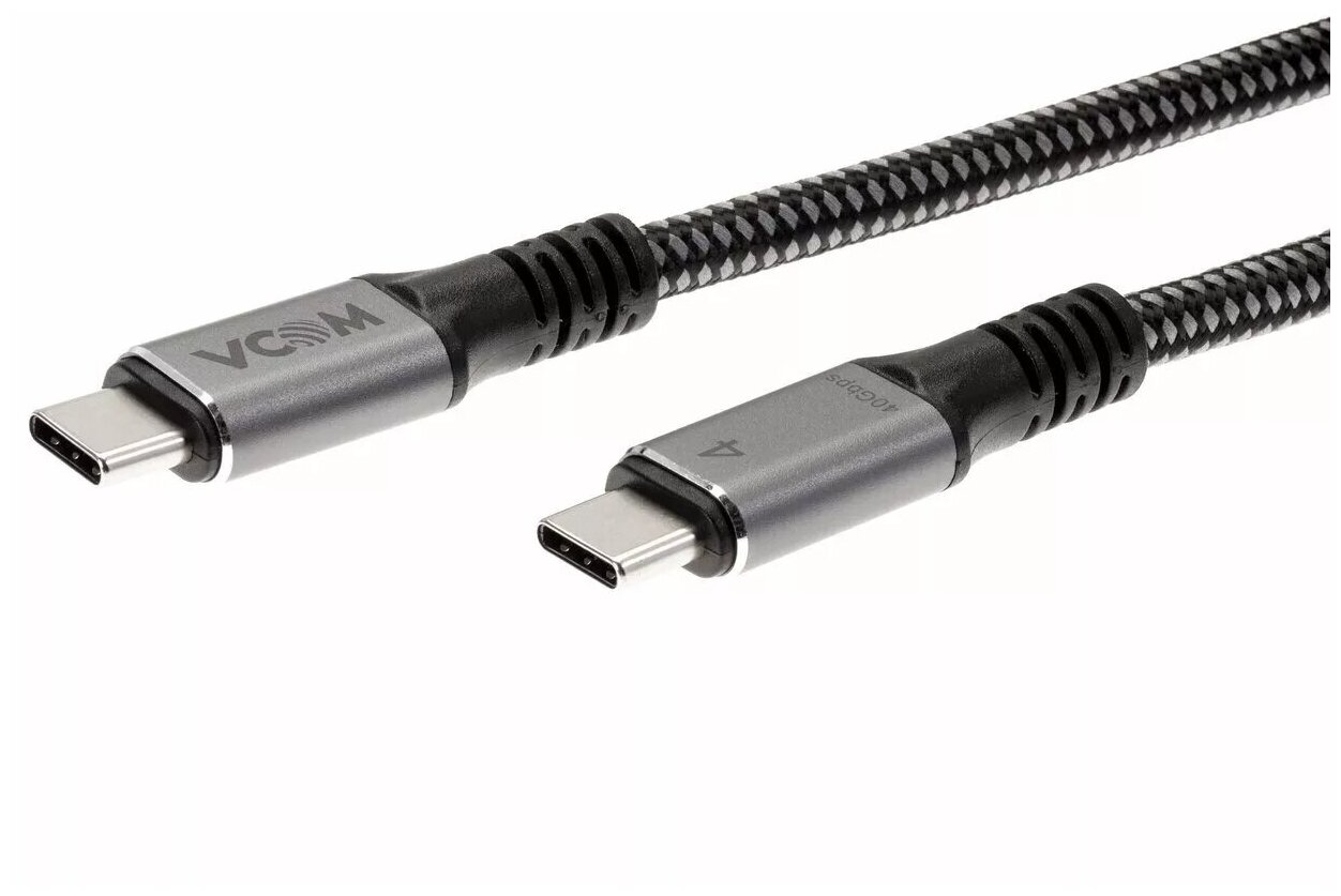 Vcom кабели CU540M-1.2M Кабель USB4 TypeCM--TypeCM, 5K@60Hz, 40GBps, PD 100W, 5A, , 1.2м CU540M-1.2M 4895182217805