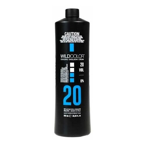 Wild Color Oxidizing Emulsion Cream 6% OXI (20 Vol) - Вайлд Колор Окисляющая крем-эмульсия 6%, 995 мл -