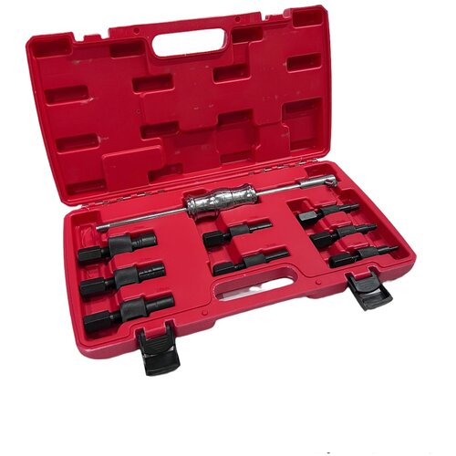 Набор съемников подшипников внутренних цанговый с обр.молотком .кейс.FORCE-VOLGA 9пр.(YZ-6041)