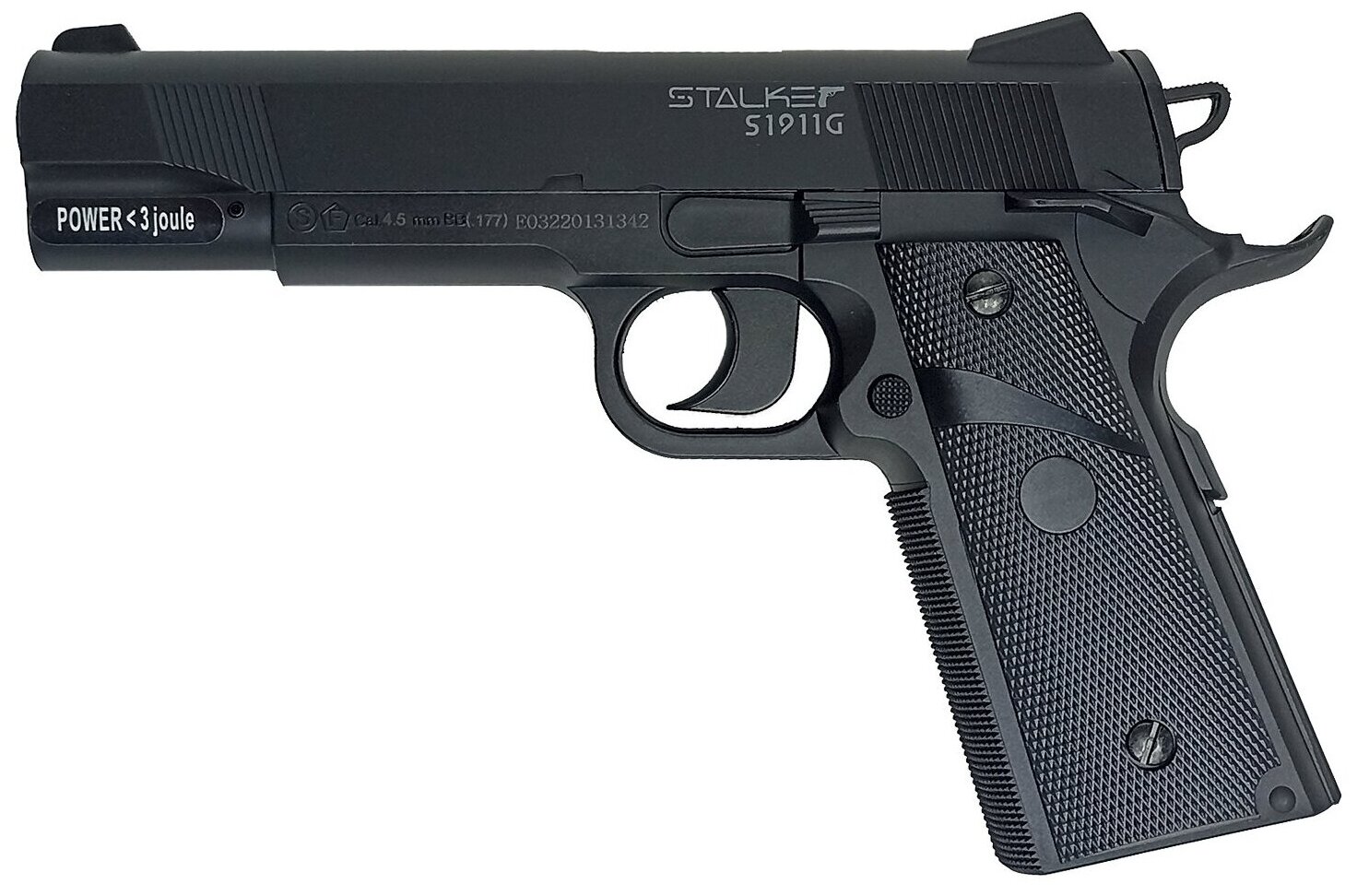 Пневматический пистолет Stalker S1911G (colt) 4,5 мм