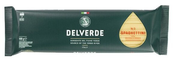 Макаронные изделия Delverde спагеттини Spaghettini №3, 500 г - фотография № 2