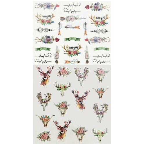 Набор наклеек для ногтей 