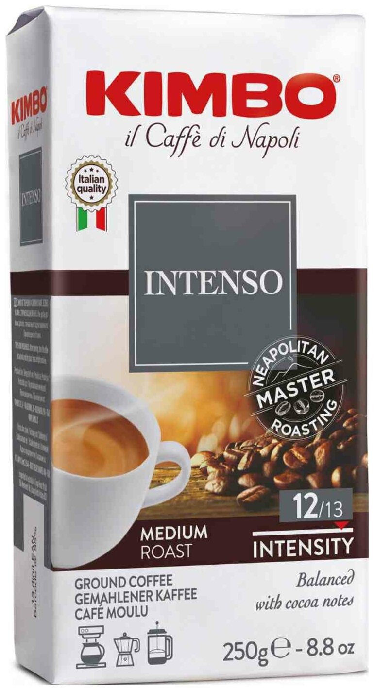 Кофе молотый Kimbo Aroma Intenso, 250 г - фотография № 2