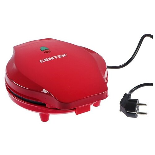 Электровафельница Centek CT-1441 700 Вт тонкие вафли антипригарное покрытие красная 450200₽