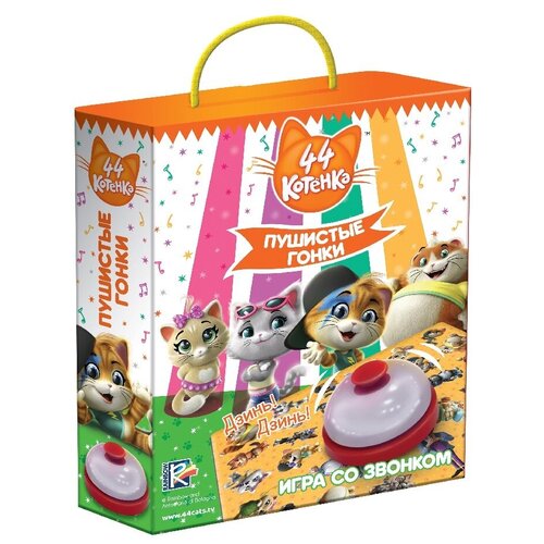 44 Котенка Игра со звонком 44 Котенка Пушистые гонки VT8010-05 с 3 лет
