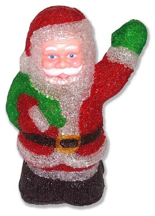 Фигурка GLOS «Дед Мороз» GL6021, 28 см, разноцветный