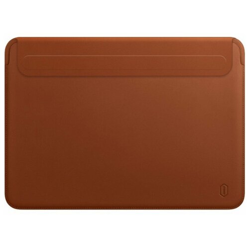 чехол wiwu genuine leather laptop sleeve для macbook pro 16 2inch royal blue Аксессуар Чехол Wiwu для APPLE Macbook 16.2 2021 Skin New Pro 2 Leather Sleeve Brown 6936686401494