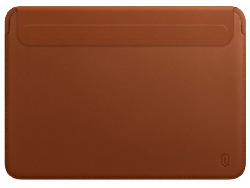 Аксессуар Чехол Wiwu для APPLE Macbook 16.2 2021 Skin New Pro 2 Leather Sleeve Brown 6936686401494